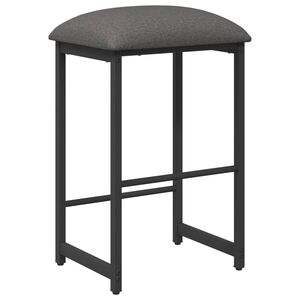 vidaXL Banco de bar Cinzento-claro 40 x 32 x 64 cm