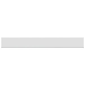 vidaXL Soleira de Janela Branco 60 x 10 x 4,5 cm PVC