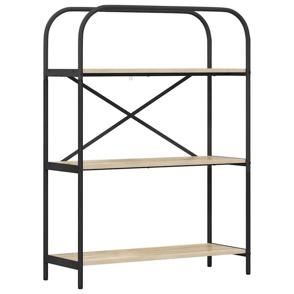 vidaXL Estante Carvalho Sonoma 80 x 30 x 109 cm Madeira processada