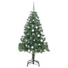 vidaXL &Aacute;rvore de Natal com 300 LEDs com suporte Verde 180 cm PVC