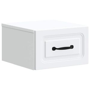 vidaXL Gabinete de Canto Montado na Parede Branco 34,5 x 33 x 20 cm