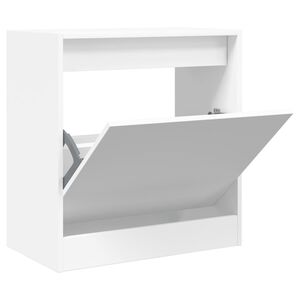 vidaXL Sapateira 60x34x63,5 cm derivados de madeira branco