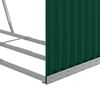 vidaXL Suporte de lenha 120x45x100 cm aço galvanizado verde