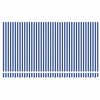 vidaXL Toldo Retr&aacute;til Riscas Azul 350 x 200 cm tecido