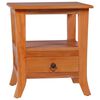 vidaXL Mesa de cabeceira 40x40x45 cm mogno maci&ccedil;o