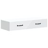 vidaXL Mesa Lateral de Parede Branco 87,5 x 34,5 x 17 cm