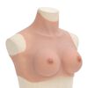 vidaXL Peitoral de silicone natural copa D