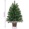 vidaXL &Aacute;rvore de Natal Artificial com 150 LEDs Verde 95 cm PE e PVC