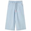 vidaXL Cal&ccedil;as de crian&ccedil;a azul-ganga suave 104