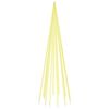 vidaXL &Aacute;rvore de Natal mastro de bandeira 732 LEDs 500cm branco quente