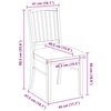 vidaXL Cadeiras de Jantar 2 pcs Marrom Claro 50 x 52,5 x 91 cm