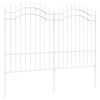 vidaXL Cerca para Jardim WOERDEN 240 x 190 cm Branco