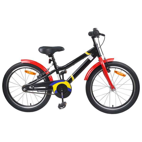vidaXL Bicicleta Infantil 20 Polegadas para 6-11 Anos Azul Branco