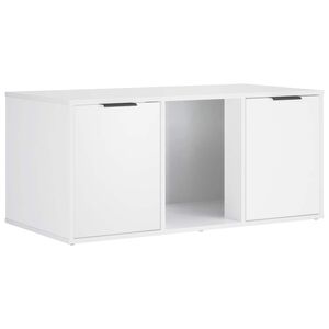 vidaXL M&oacute;vel para Gato Branco 100 x 49 x 45 cm Derivados de Madeira