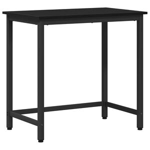 vidaXL mesa Carvalho Preto 100 x 50 x 76,5 cm