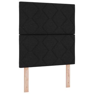 vidaXL Cabeceira Preto 80 cm tecido