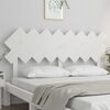 vidaXL Cabeceira de cama 159,5x3x80,5 cm pinho maci&ccedil;o branco
