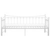 vidaXL Estrutura sofá-cama de puxar 90x200 cm metal branco