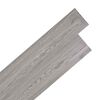 vidaXL Pranchas de Piso PVC Autoadesivas Cinzento-Escuro 30,5 x 61 cm
