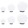 vidaXL 6 pcs conjunto de candeeiros esf&eacute;ricos LED 20/30/40 cm PMMA