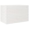 vidaXL Vaso/floreira de jardim 70x40x45,5 cm pinho maci&ccedil;o branco