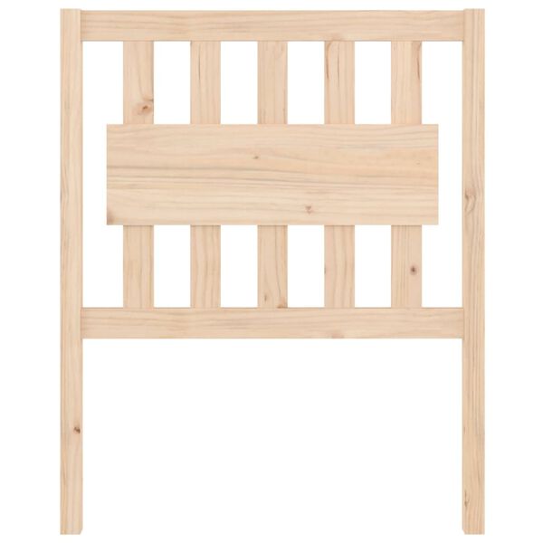 vidaXL Cabeceira de cama 80,5x4x100cm madeira de pinho maci&ccedil;a