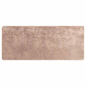 vidaXL Passadeira MARSA Areia 50 x 100 cm Poli&eacute;ster e PVC