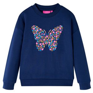 Sweatshirt para crian&ccedil;a azul-marinho 92