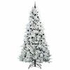 vidaXL &Aacute;rvore de Natal Articulada Artificial Branco 240 cm PE e PVC