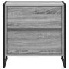 vidaXL Mesa-de-cabeceira com gaveta Cinza Sonoma 50 x 39,5 x 50 cm