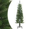 vidaXL &Aacute;rvore de Natal artificial fina com suporte PE 120 cm