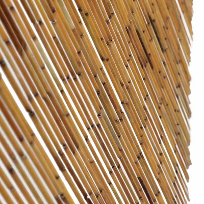 vidaXL Cortina de porta anti-insetos em bambu 90x220 cm