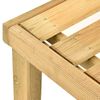 vidaXL Espreguiçadeira de jardim madeira de pinho impregnada