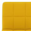 vidaXL Cadeiras de jantar giratórias 4 pcs veludo amarelo mostarda