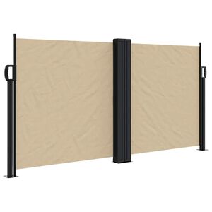 vidaXL Toldo lateral retr&aacute;til 120x600 cm bege
