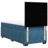 vidaXL Cama boxspring com colch&atilde;o 90x200 cm veludo azul