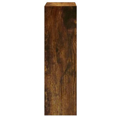 vidaXL Sapateira 63x24x81 cm derivados de madeira carvalho fumado