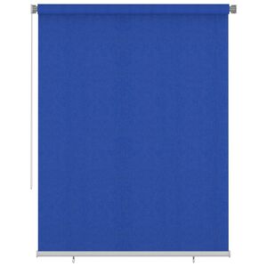 vidaXL Estore de rolo para exterior 185 (L) x 230 (A) cm azul HDPE