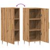 vidaXL Aparador 34,5x34x90 cm derivados de madeira carvalho artisiano