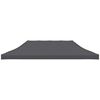 vidaXL Teto para tenda de festas 3x6 m antracite