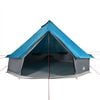 vidaXL Tenda familiar tipi para 8 pessoas imperme&aacute;vel azul