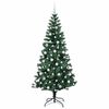 vidaXL &Aacute;rvore de Natal Artificial Pr&eacute;-iluminada Verde 210 cm