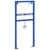 vidaXL Suporte de Parede para Sistema de Lavabo Azul 50 x 3 x 112 cm