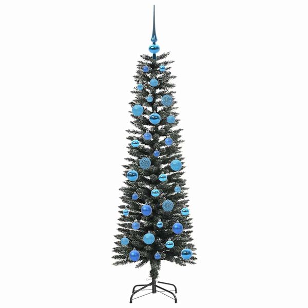 vidaXL &Aacute;rvore de Natal Artificial Verde 150 cm PVC, Pl&aacute;stico e A&ccedil;o