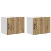 vidaXL Painel de lava-lou&ccedil;a Kalmar 2 pcs Carvalho Artesanal