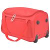 vidaXL Conjunto de malas de viagem 3 pcs vermelho