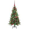 vidaXL &Aacute;rvore de Natal Articulada Artificial Verde 120 cm PE e PVC