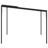 vidaXL Gazebo com telhado 4x3x2,5 m alum&iacute;nio e a&ccedil;o antracite