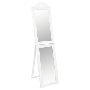 vidaXL Espelho de p&eacute; 50x200 cm branco