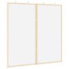 vidaXL Quadro de Avisos Manual Branco 80 x 80 x 1,4 cm